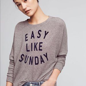 sundry star print crop hoodie